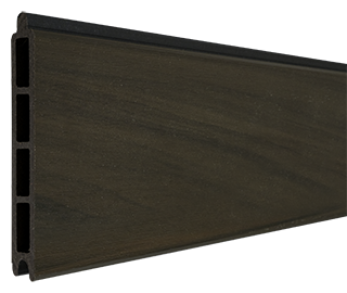 BPC Sichtschutz Walnuss co-extrudiert