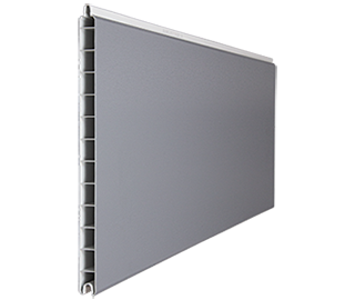 PVC Sichtschutz Silbergrau