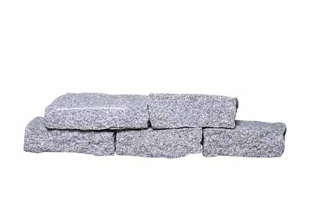 Granit grau Mauerstein